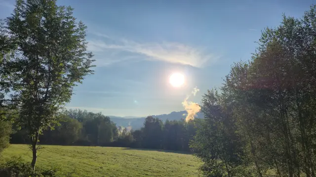 Smoke Column in the Valley