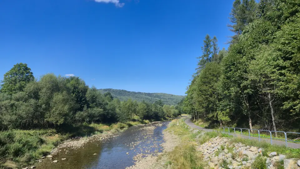 Path and Rail Above the River