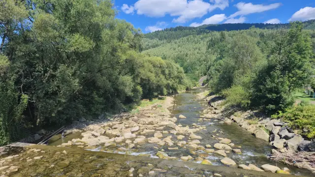 Weir Edge Over the Boulders