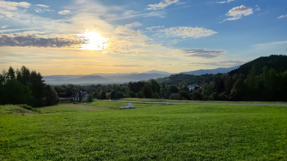 Morning Meadow and Valley Sun
