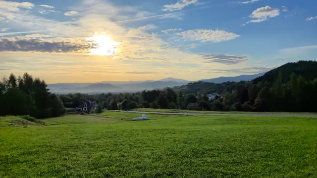 Morning Meadow and Valley Sun