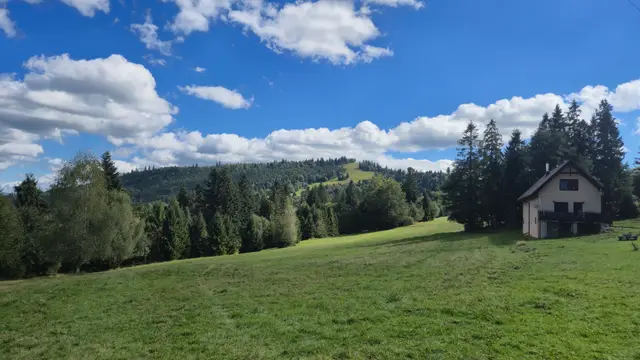 Chalet and Cleared Slope