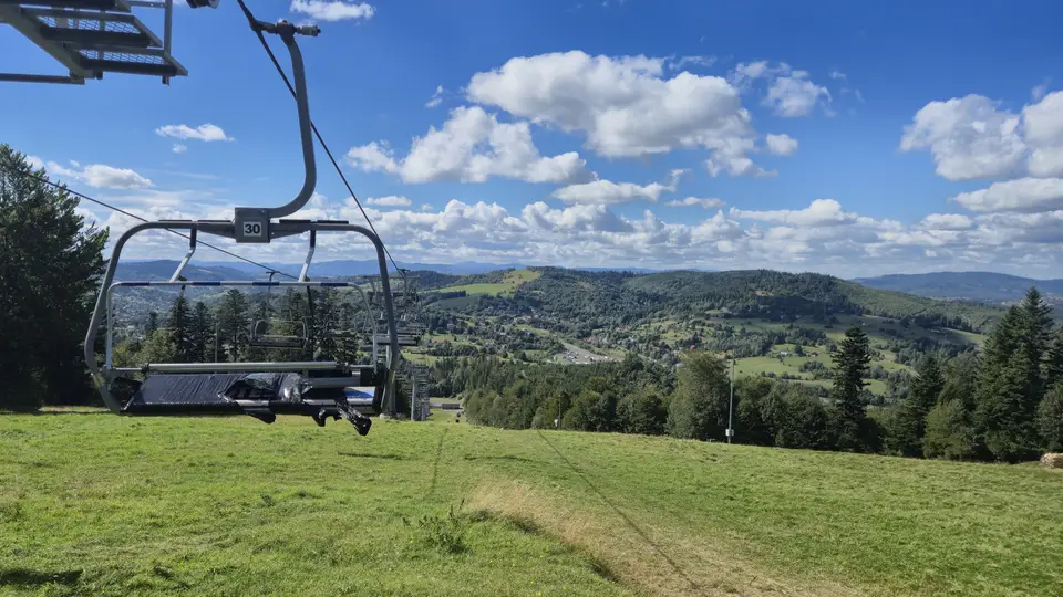 Lift Seat Over the Green Valley