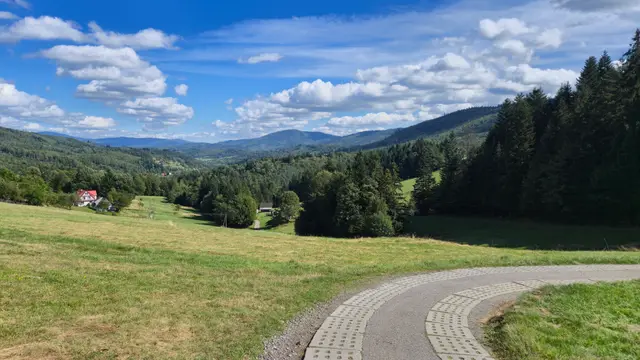 Paved Track into the Valley