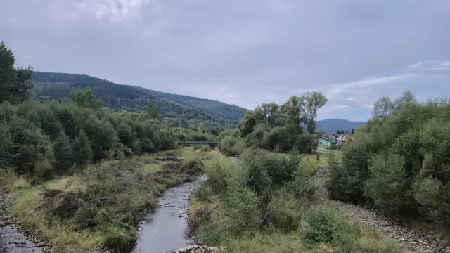 River Bend to the Forested Hill