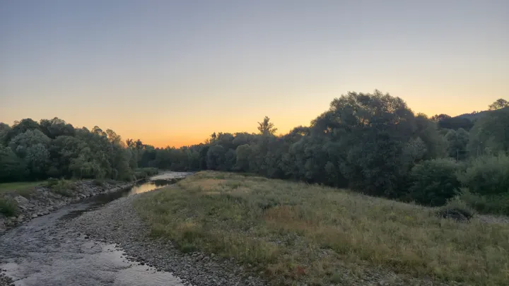 Dawn River and Meadow