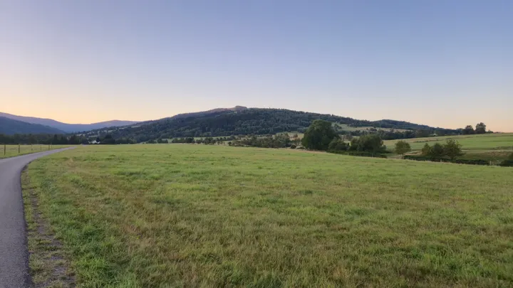 Dawn Road to the Hill