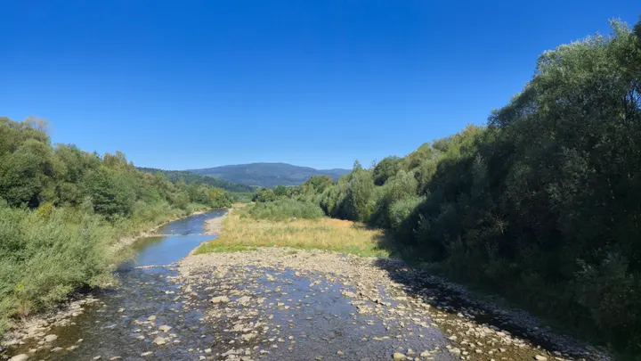 Wide Stony Riverbed