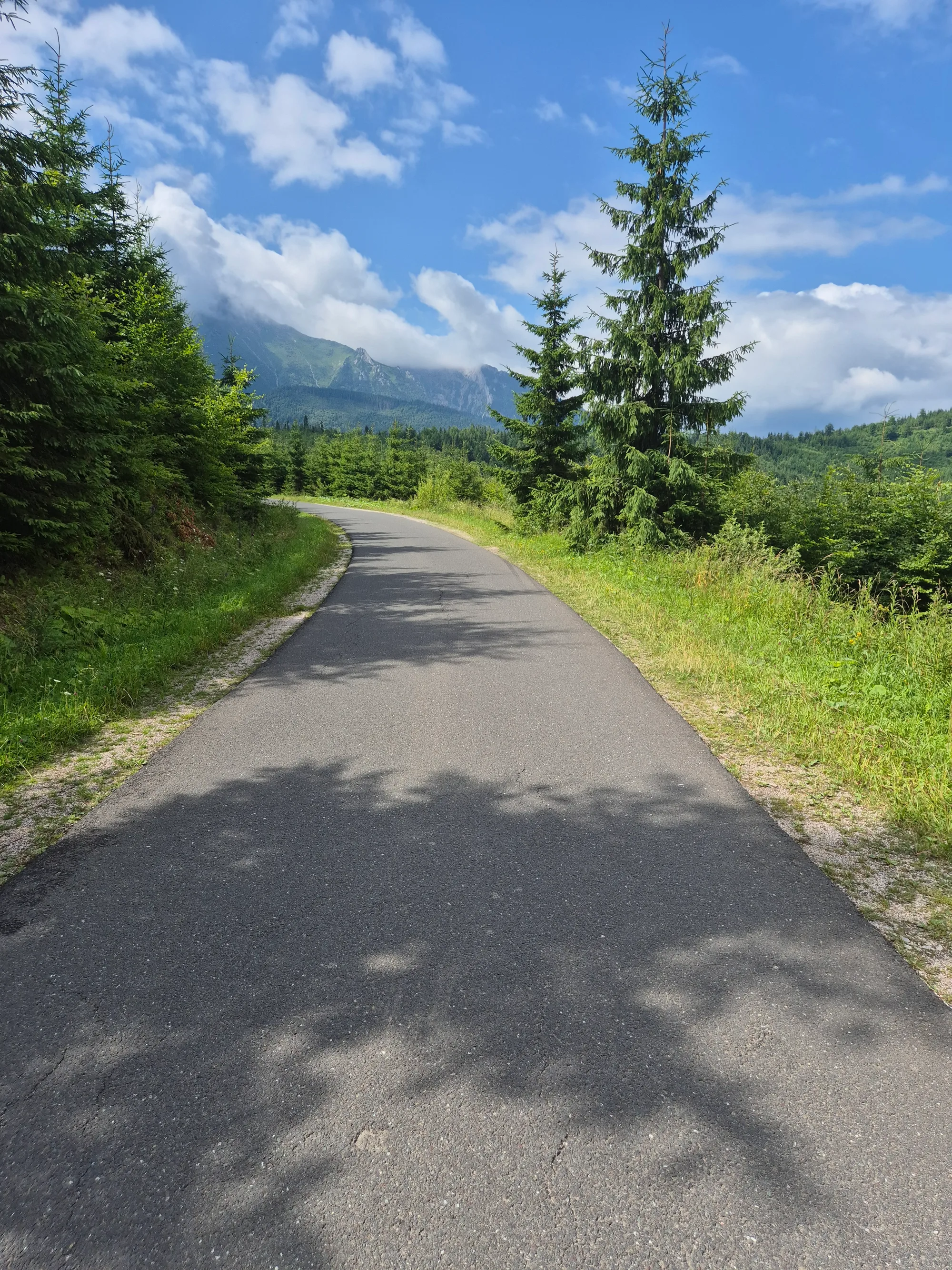 Asphalt Curve to the Peaks